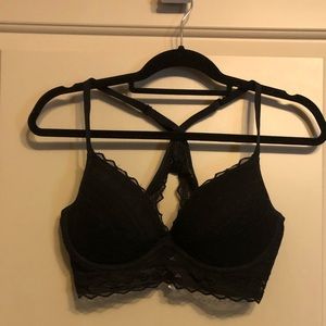 VS Pink Black Bralette